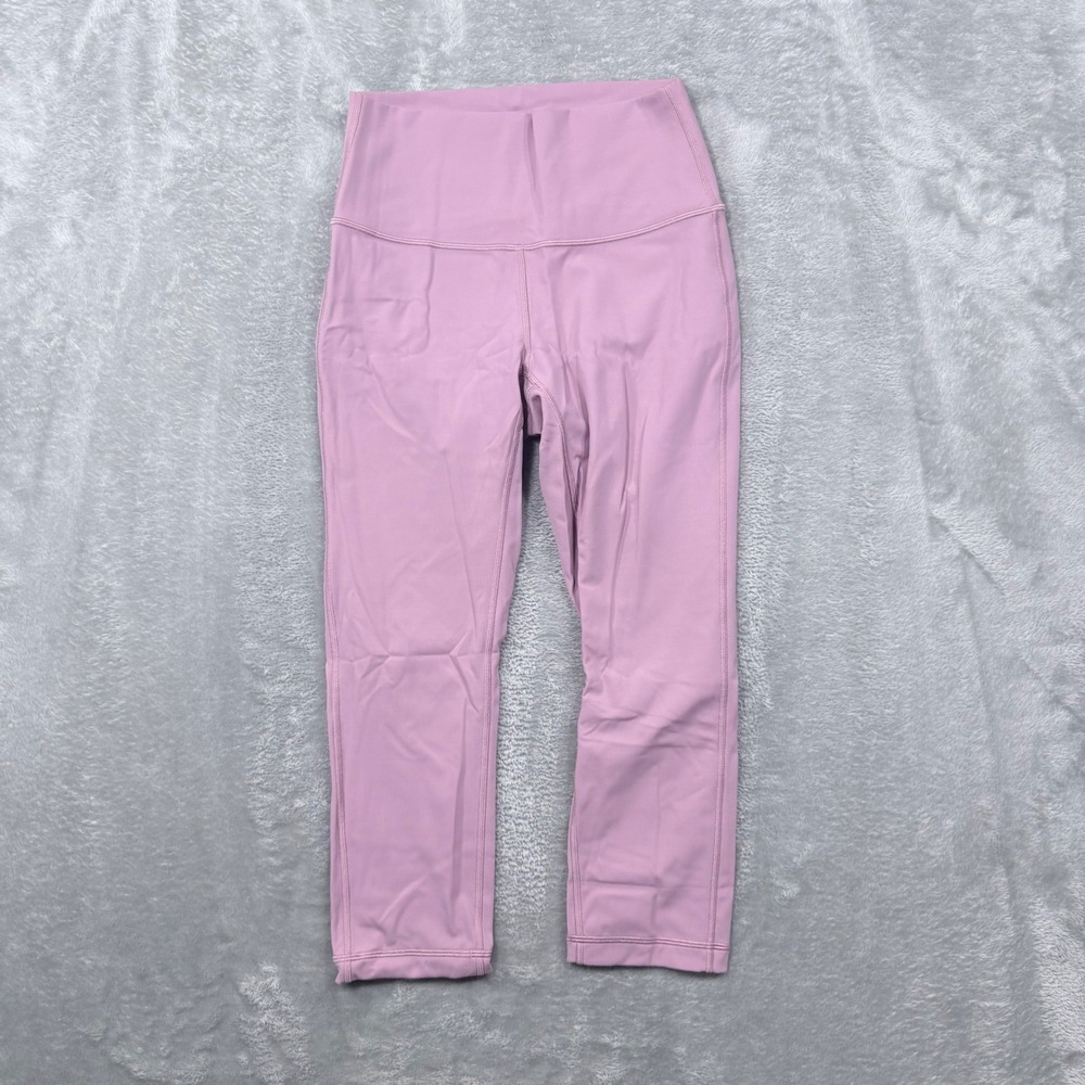 Lululemon Align High-Rise Crop 21" Women 6 Pink Nulu Yoga Leggings W6BFRS